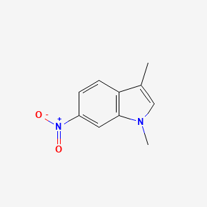 molecular formula C10H10N2O2 B2403833 1,3-Dimethyl-6-nitroindole CAS No. 134271-96-8