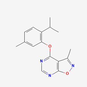 4-(2-Isopropyl-5-methylphenoxy)-3-methylisoxazolo[5,4-d]pyrimidine