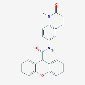 molecular formula C24H20N2O3 B2403858 N-(1-methyl-2-oxo-1,2,3,4-tetrahydroquinolin-6-yl)-9H-xanthene-9-carboxamide CAS No. 1207035-81-1
