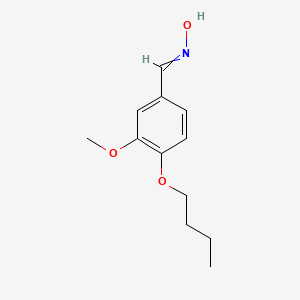 molecular formula C12H17NO3 B2403958 4-丁氧基-3-甲氧基苯甲醛肟 CAS No. 2411-34-9