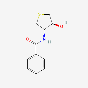 molecular formula C11H13NO2S B2404190 N-((3S,4S)-4-hydroxythiolan-3-yl)benzamide CAS No. 30461-24-6