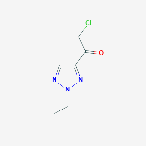 2-Chloro-1-(2-ethyl-2H-1,2,3-triazol-4-yl)ethan-1-one