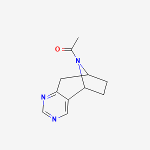 1-((5R,8S)-6,7,8,9-tetrahydro-5H-5,8-epiminocyclohepta[d]pyrimidin-10-yl)ethanone