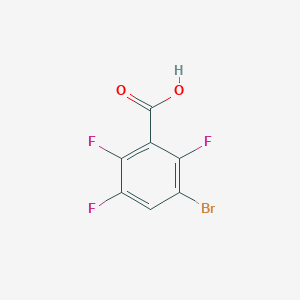 molecular formula C7H2BrF3O2 B2404307 3-Bromo-2,5,6-trifluorobenzoic acid CAS No. 118829-12-2