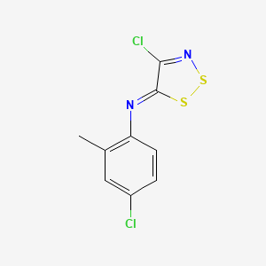 4-chloro-N-(4-chloro-2-methylphenyl)-5-dithiazolimine