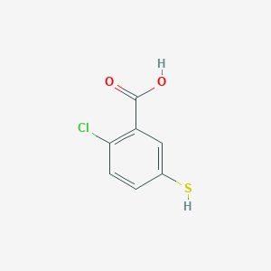 2-Chloro-5-sulfanylbenzoic acid