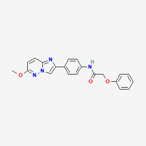 N-(4-(6-methoxyimidazo[1,2-b]pyridazin-2-yl)phenyl)-2-phenoxyacetamide