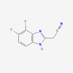 2-(Cyanomethyl)-4,5-difluorobenzimidazole