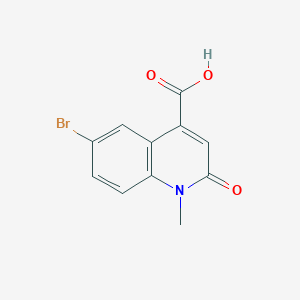 6-Bromo-1-methyl-2-oxo-1,2-dihydroquinoline-4-carboxylic acid