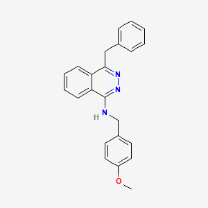 B2404465 4-benzyl-N-(4-methoxybenzyl)-1-phthalazinamine CAS No. 338404-20-9