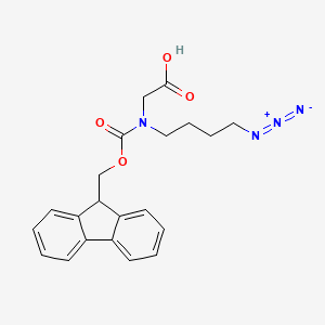molecular formula C21H22N4O4 B2404485 Fmoc-Abg(N3)-OH CAS No. 2250433-81-7