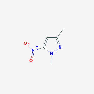 molecular formula C5H7N3O2 B2404558 1,3-dimethyl-5-nitro-1H-pyrazole CAS No. 1170783-25-1