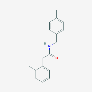 molecular formula C17H19NO B240456 N-(4-methylbenzyl)-2-(2-methylphenyl)acetamide 