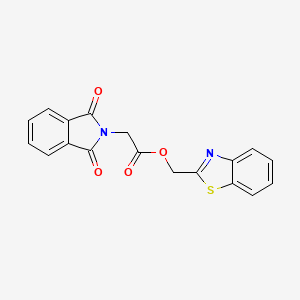 Benzo[d]thiazol-2-ylmethyl 2-(1,3-dioxoisoindolin-2-yl)acetate