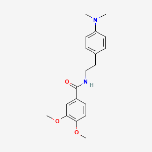 molecular formula C19H24N2O3 B2404580 N-(4-(dimethylamino)phenethyl)-3,4-dimethoxybenzamide CAS No. 953170-32-6
