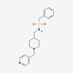 1-phenyl-N-((1-(pyridin-4-ylmethyl)piperidin-4-yl)methyl)methanesulfonamide
