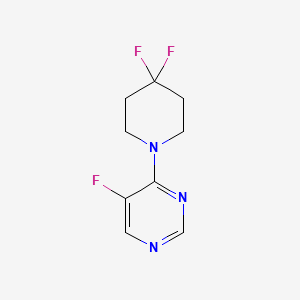 4-(4,4-Difluoropiperidin-1-yl)-5-fluoropyrimidine