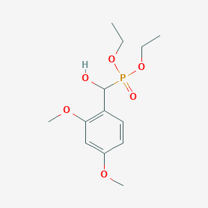 molecular formula C13H21O6P B2404652 diethyl [(2,4-dimethoxyphenyl)(hydroxy)methyl]phosphonate CAS No. 62002-63-5