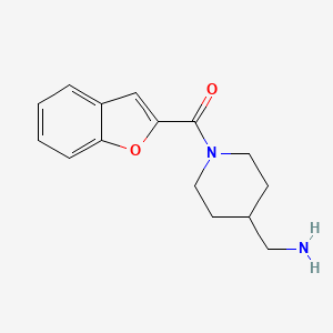 (4-(Aminomethyl)piperidin-1-yl)(benzofuran-2-yl)methanone