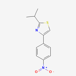 2-Isopropyl-4-(4-nitrophenyl)thiazole