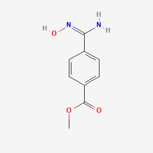 molecular formula C9H10N2O3 B2404698 Methyl 4-[(Z)-amino(hydroxyimino)methyl]benzoate CAS No. 65695-05-8