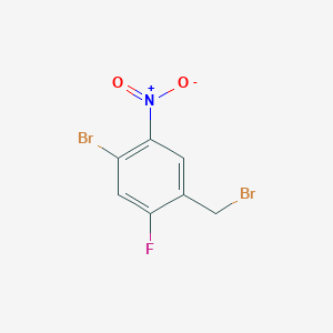 4-Bromo-2-fluoro-5-nitrobenzyl bromide