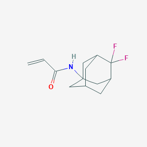 molecular formula C13H17F2NO B2404790 N-(4,4-Difluoro-1-adamantyl)prop-2-enamide CAS No. 2305472-86-8