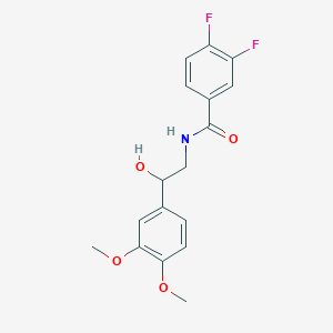 molecular formula C17H17F2NO4 B2404993 N-[2-(3,4-dimethoxyphenyl)-2-hydroxyethyl]-3,4-difluorobenzamide CAS No. 1705301-13-8
