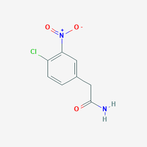 molecular formula C8H7ClN2O3 B2405011 4-Chloro-3-nitrophenylacetamide CAS No. 5540-60-3; 98553-93-6