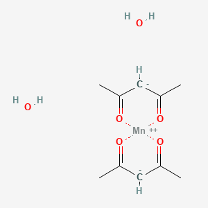 molecular formula C10H18MnO6 B2405031 Bis(2,4-pentanedionato)manganese(II) dihydrate CAS No. 22033-51-8