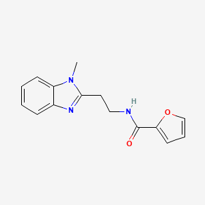 N-[2-(1-methylbenzimidazol-2-yl)ethyl]furan-2-carboxamide