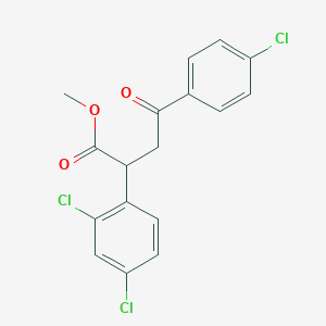 Methyl 4-(4-chlorophenyl)-2-(2,4-dichlorophenyl)-4-oxobutanoate