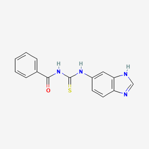 N-(1H-1,3-benzimidazol-5-yl)-N'-benzoylthiourea