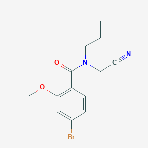4-Bromo-N-(cyanomethyl)-2-methoxy-N-propylbenzamide