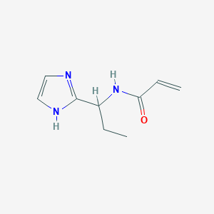 N-[1-(1H-Imidazol-2-yl)propyl]prop-2-enamide
