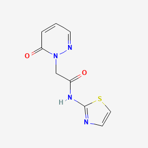 2-(6-oxopyridazin-1(6H)-yl)-N-(thiazol-2-yl)acetamide
