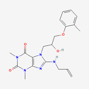 8-(allylamino)-7-(2-hydroxy-3-(o-tolyloxy)propyl)-1,3-dimethyl-1H-purine-2,6(3H,7H)-dione