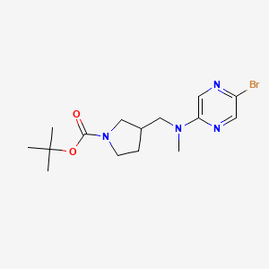 Tert-butyl 3-[[(5-bromopyrazin-2-yl)-methylamino]methyl]pyrrolidine-1-carboxylate
