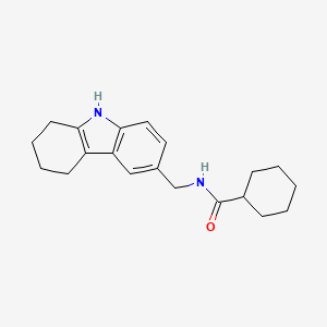 molecular formula C20H26N2O B2405170 N-[(2,3,4,9-tetrahydro-1H-carbazol-6-yl)methyl]cyclohexanecarboxamide CAS No. 852138-03-5