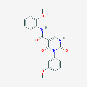 N-(2-methoxyphenyl)-3-(3-methoxyphenyl)-2,4-dioxo-1,2,3,4-tetrahydropyrimidine-5-carboxamide