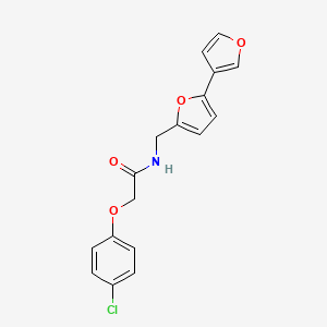 N-({[2,3'-bifuran]-5-yl}methyl)-2-(4-chlorophenoxy)acetamide
