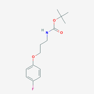 tert-Butyl N-[3-(4-fluorophenoxy)propyl]carbamate