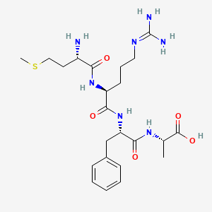 molecular formula C23H37N7O5S B2405244 H-Met-arg-phe-ala-OH CAS No. 67368-29-0
