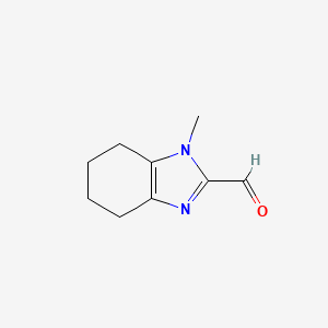 molecular formula C9H12N2O B2405275 1-Methyl-4,5,6,7-tetrahydro-1H-benzo[d]imidazole-2-carbaldehyde CAS No. 1541630-70-9
