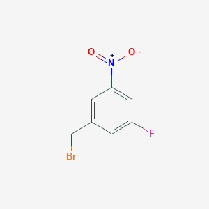 molecular formula C7H5BrFNO2 B2405278 3-Fluoro-5-nitrobenzyl bromide CAS No. 883987-75-5
