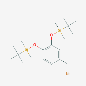 4-(Bromomethyl)-1,2-bis[(tert-butyldimethylsilyl)oxy]benzene