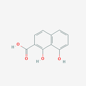 molecular formula C11H8O4 B2405358 1,8-Dihydroxynaphthalene-2-carboxylic acid CAS No. 856074-98-1
