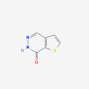 molecular formula C6H4N2OS B2405683 Thieno[2,3-d]pyridazin-7(6H)-one CAS No. 697-72-3