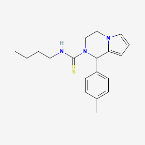 N-butyl-1-(p-tolyl)-3,4-dihydropyrrolo[1,2-a]pyrazine-2(1H)-carbothioamide