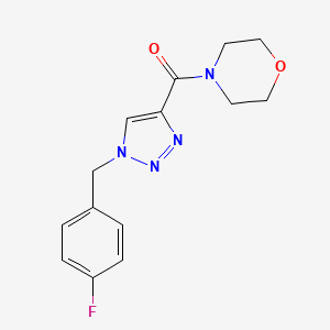 [1-(4-fluorobenzyl)-1H-1,2,3-triazol-4-yl](morpholin-4-yl)methanone